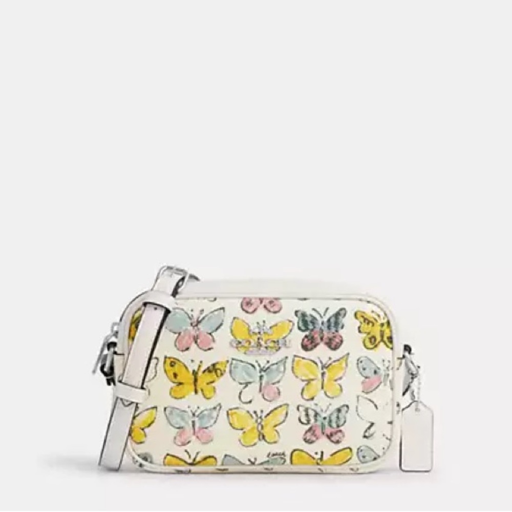 NWT - Coach Mini Jamie Camera Bag With Butterfly Print